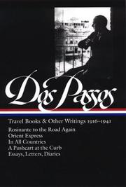 Cover of: Travel books and other writings by John Dos Passos