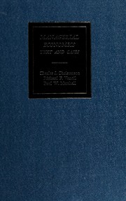 Cover of: Managerial economics; text and cases by Charles J. Christenson