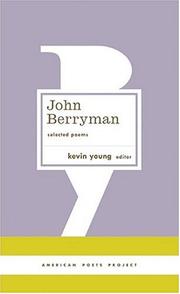 Cover of: Selected poems by John Berryman