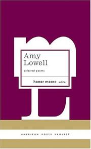 Cover of: Selected poems by Amy Lowell