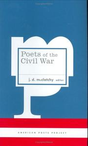 Poets of the Civil War by J. D. McClatchy