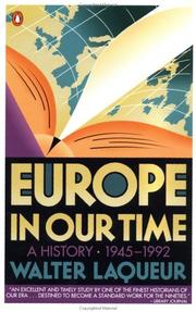 Cover of: Europe in Our Time by Walter Laqueur