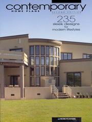 Cover of: Contemporary Home Plans: 235 Sleek Designs for Modern Lifestyles