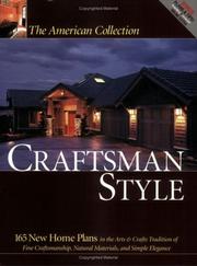 Cover of: The American Collection: Craftsman Style (American Collection) (American Collection)
