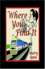 Cover of: Where You Find It