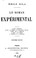 Cover of: Le Roman expérimental