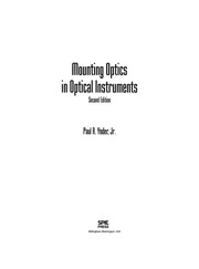 Cover of: Mounting optics in optical instruments by Paul R. Yoder