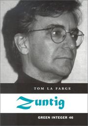 Cover of: Zuntig (Green Integer, 75)