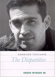 Cover of: The Disparities (Green Integer Books, 48) by Rodrigo Toscano