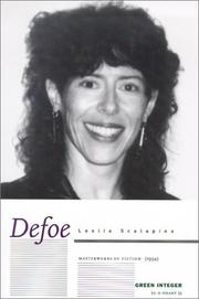 Cover of: Defoe (El-E-Phant Books, 55) by Leslie Scalapino