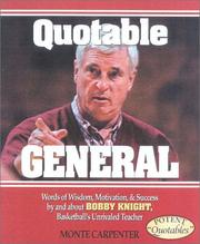 Cover of: Quotable General by Monte Carpenter, Monte Carpenter