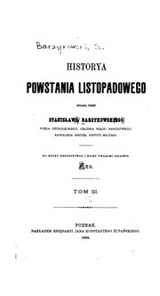 Cover of: Historya powstania listopadowego