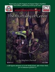 Cover of: The Mortality of Green (Troll Lord Games D20) by Stephen Chenault