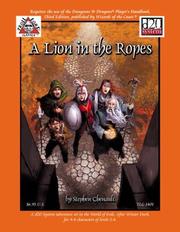 Cover of: A Lion in the Ropes (Troll Lord Games D20)