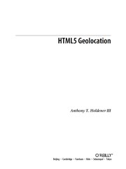 Cover of: HTML5 Geolocation by Anthony T. Holdener, III
