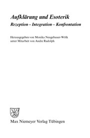 Cover of: Hallesche Beitra ge zur europa ischen Aufkla rung: Aufkla rung und Esoterik : Rezeption - Integration - Konfrontation