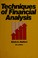 Cover of: Techniques of financial analysis