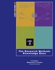 Cover of: The Research Methods Knowledge Base