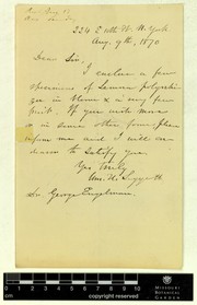 Correspondence by William Henry Leggett