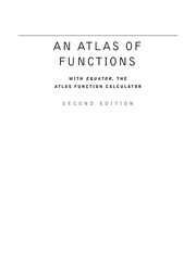 Cover of: An Atlas of Functions by Keith T Oldham, Jan Myland, Jerome Spanier