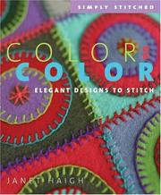 Cover of: Color on color: elegant designs to stitch