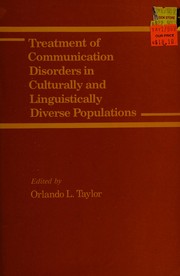 Cover of: Treatment of Communication Disorders in Culturally and Linguistically
