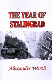Cover of: The Year of Stalingrad by Werth, Alexander