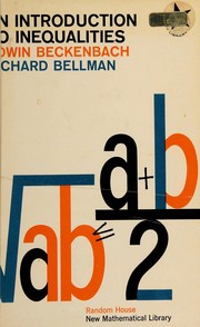 Cover of: An introduction to inequalities by Edwin F. Beckenbach