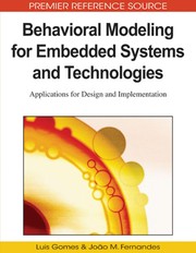 behavioral-modeling-for-embedded-systems-and-technologies-cover