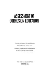 Cover of: Assessment of Corrosion Education by National Research Council (U.S.). Committee on Assessing Corrosion Education