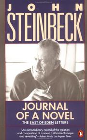 Cover of: Journal of a novel by John Steinbeck