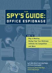 Cover of: The Spy's Guide by Duane Swierczynski, H. Keith Melton, Craig Piligian, H. Keith Melton