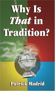 Cover of: Why Is That in Tradition? (T10)