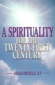 Cover of: A spirituality for the twenty-first century