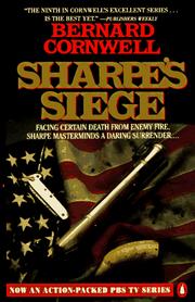 Cover of: Sharpe's Siege by Bernard Cornwell