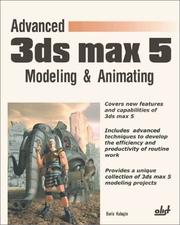 Cover of: Advanced 3ds max 5 Modeling & Animating | Boris Kulagin