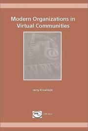 Cover of: Modern Organizations in Virtual Communities