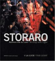 Cover of: Vittorio Storaro: Writing with Light: Volume 1: The Light