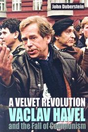 Cover of: A Velvet Revolution by John Duberstein
