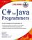 Cover of: C# for Java Programmers