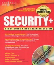 Cover of: Security+ Study Guide and DVD Training System