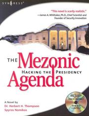 Cover of: The Mezonic Agenda by Dr. Herbert Thompson, Spyros Nomikos