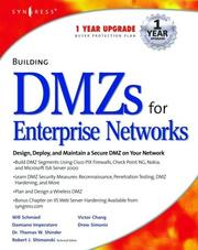 Cover of: Building DMZs for Enterprise Networks