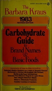 Cover of: Barbara Kraus' Carbohydrate Guide 1983 by Barbara Kraus