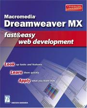 Cover of: Macromedia Dreamweaver MX Fast & Easy Web Development