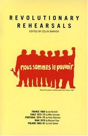 Cover of: Revolutionary Rehearsals