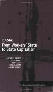 Cover of: Russia by Anthony Arnove, Peter Binns, Tony Cliff, Chris Harman, Ahmed Shawki