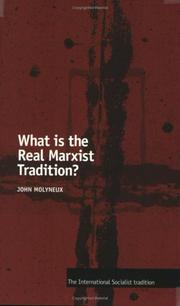 Cover of: What is the Real Marxist Tradition?