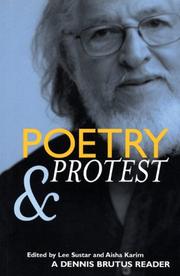 Cover of: Poetry & Protest: A Dennis Brutus Reader