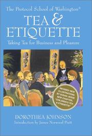 Cover of: Tea & Etiquette (Revised): Taking Tea for Business and Pleasure (Capital Lifestyles)